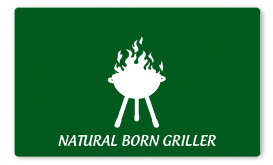 Natural Born Griller Brettchen dunkelgrün