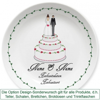 Hochzeitstorte Design Sonderwunsch 