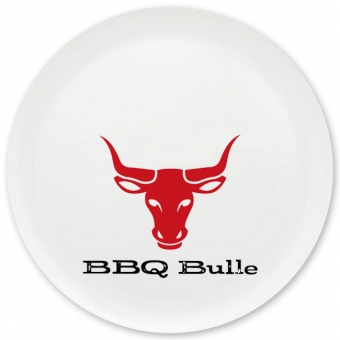BBQ-Bulle Grill-/ Pizzateller dunkelrot