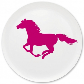 Pferde Grill-/ Pizzateller pink
