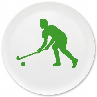 Hockey Spieler Grill-/ Pizzateller grün