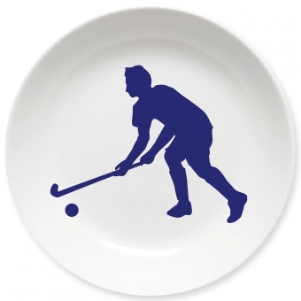 Hockey Spieler Kleiner Teller (dunkelblau) 