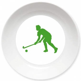 Hockey Spieler Schale grün