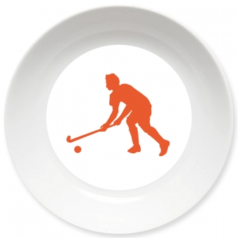 Hockey Spieler Schale orange