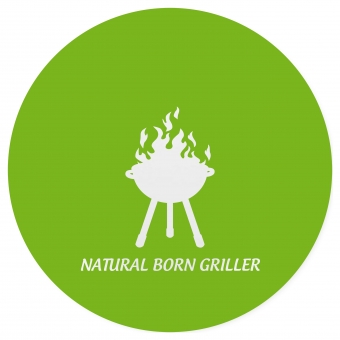 Natural Born Griller Großer Teller hellgrün
