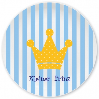 Prinz Großer Teller hellblau