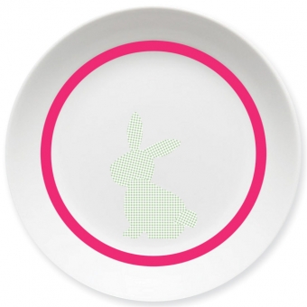 Häschen Kleiner Teller (pink) 
