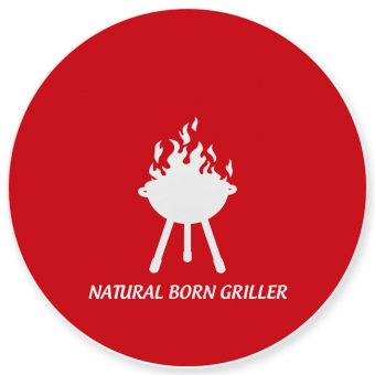 Natural Born Griller Kleiner Teller dunkelrot