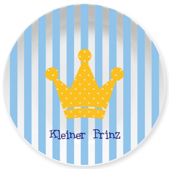Prinz Kleiner Teller hellblau